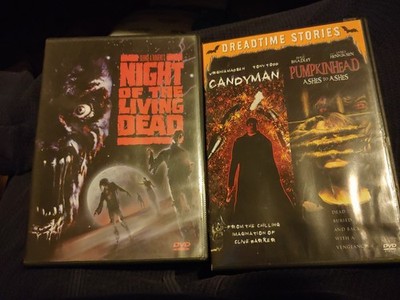 2 used Tony Todd DVDs - Night of the Living Dead, Candyman - Virginia Madsen