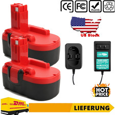 NEW 4800mAh 18V Ni-MH Battery/Charger For Bosch BAT180 BAT025 PSR GSR GDS 18VE-2