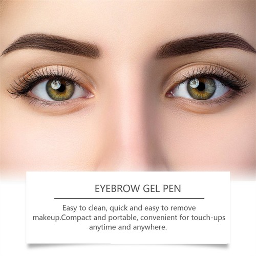 Press Dip Eyebrow Tint Natural Brow Fection Angled Brush Brow Tinting Cream - Picture 5 of 20