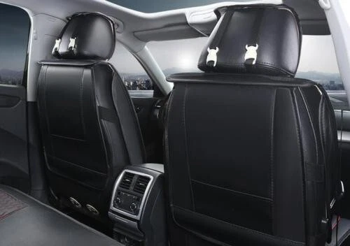 Красные черные спортивные чехлы на передние автомобильные сиденья из искусственной кожи для Peugeot 207 307 407 508 - Изображение 2 из 4