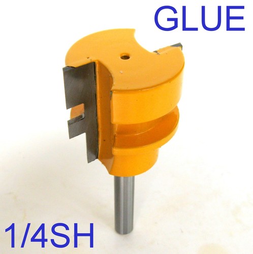 1 pc 1/4" SH Reversible Glue Joint Carbide Tipped Router Bit S - Picture 6 of 12