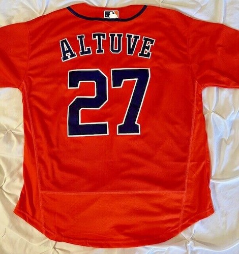 Jose Altuve Houston Astros #27 Adult M L XL 2XL White Jersey - Picture 20 of 22