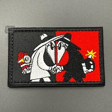 Spy vs Spy Patch Hook & Loop Retro Classic Morale Military Army Airsoft Tactical