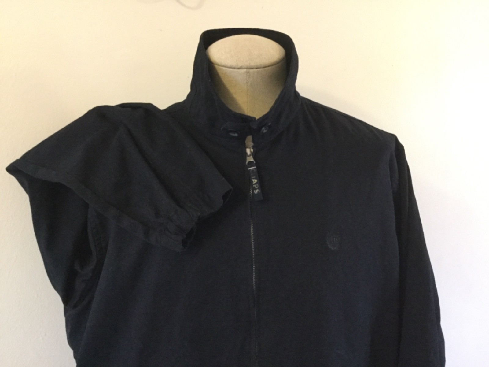 CHAPS Men's Black Jacket Coat Basic Jacket Size L… - image 4