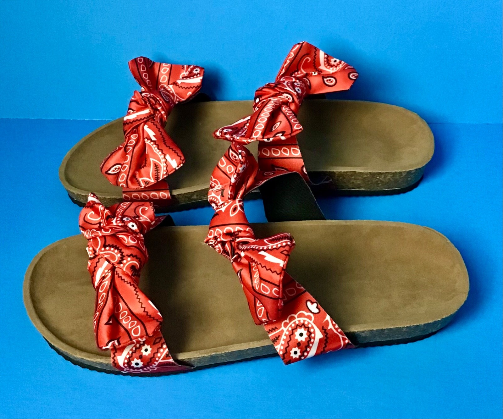 APL SANDALO SLIP ON ROSSO ONEBANDANA PAPILLON TAGLIA 39