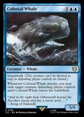 NM Colossal Whale, MTG, Lord of the Rings, Magic the Gathering, 186