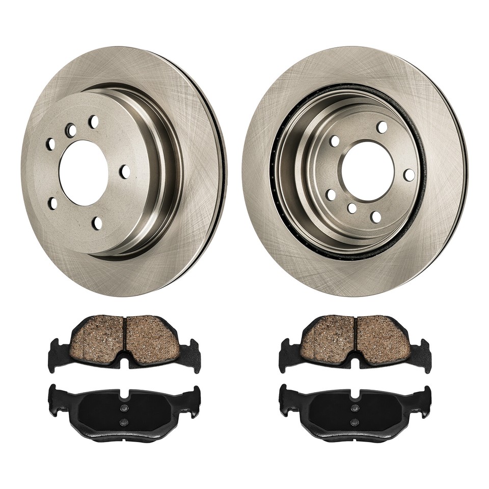 Rear Disc Brake Rotors & Brake Pads for 082013 BMW 328i 328i xDrive 328xi eBay