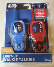 Star Wars Light-Up Walkie Talkies. Walt Disney. Obi-Wan Kenobi. Darth Vader.