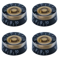 4pcs Guitar Speed Dial Knobs Volume Tone Control Knobs for Les Paul Guitar Bass