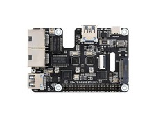 Waveshare PCIe To USB 3.2 Gen1 / 2.5G ETH / M.2 NVMe Adapter For Raspberry Pi 5