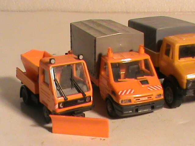 lot engins HO /DDE EQUIP.UNIMOG/SAURER/SIKU CHASSE NEIGE.PTIT CHASSE NEIGE/OCC - Photo 2/4