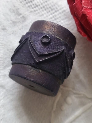 Tampon ancien frise pour rouleau à festonner festonneur broderie création N°30 - Photo 1/3