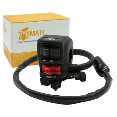 Handlebar Kill Switch Start Headlight for Kawasaki Bayou 220/250 KLF220A KLF250A