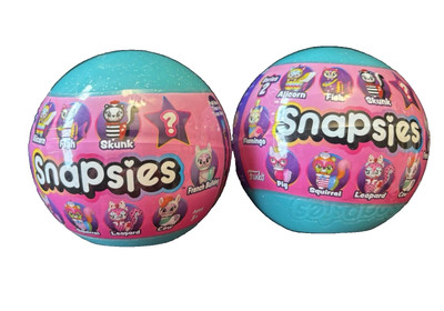 Funko Snapsies Lot Of 2 Series 2 Animal Mystery Balls New/Sealed/Free Shipping