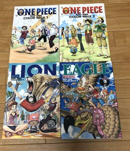 One Piece Color Walk Oda Art Book Color Walk 1 2 3 4 Ebay