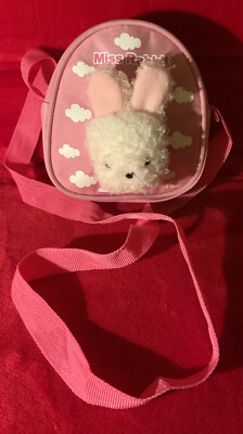 A Very Nice Morning Glory Miss Rabbit crossbody Small Zip Bag