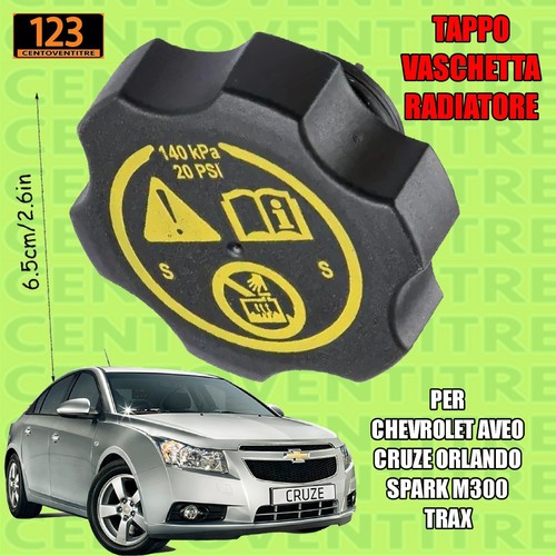 TAPPO PER VASCHETTA RADIATORE OPEL MOKKA - Foto 9 di 18