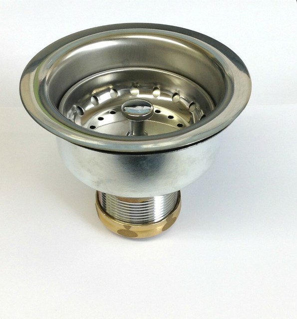 Kitchen Sink Stainless Steel Deep Basket Strainer 31/2 in. 4 in. eBay
