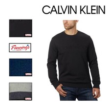 Calvin Klein Men's Soft Touch Fleece Crew Neck Sweater B12