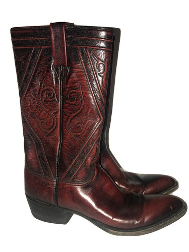 Lucchese Women's 9.5 AAA Boots Tooled 