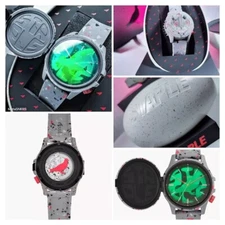 Fossil/Staple Pigeon Collab Watch - Automatic Skeleton Grey Rubber - LE1144  New