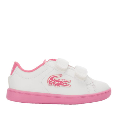 LACOSTE SHOE PINK KIDS CARNABY EVO 319 7-38SUI0001B53