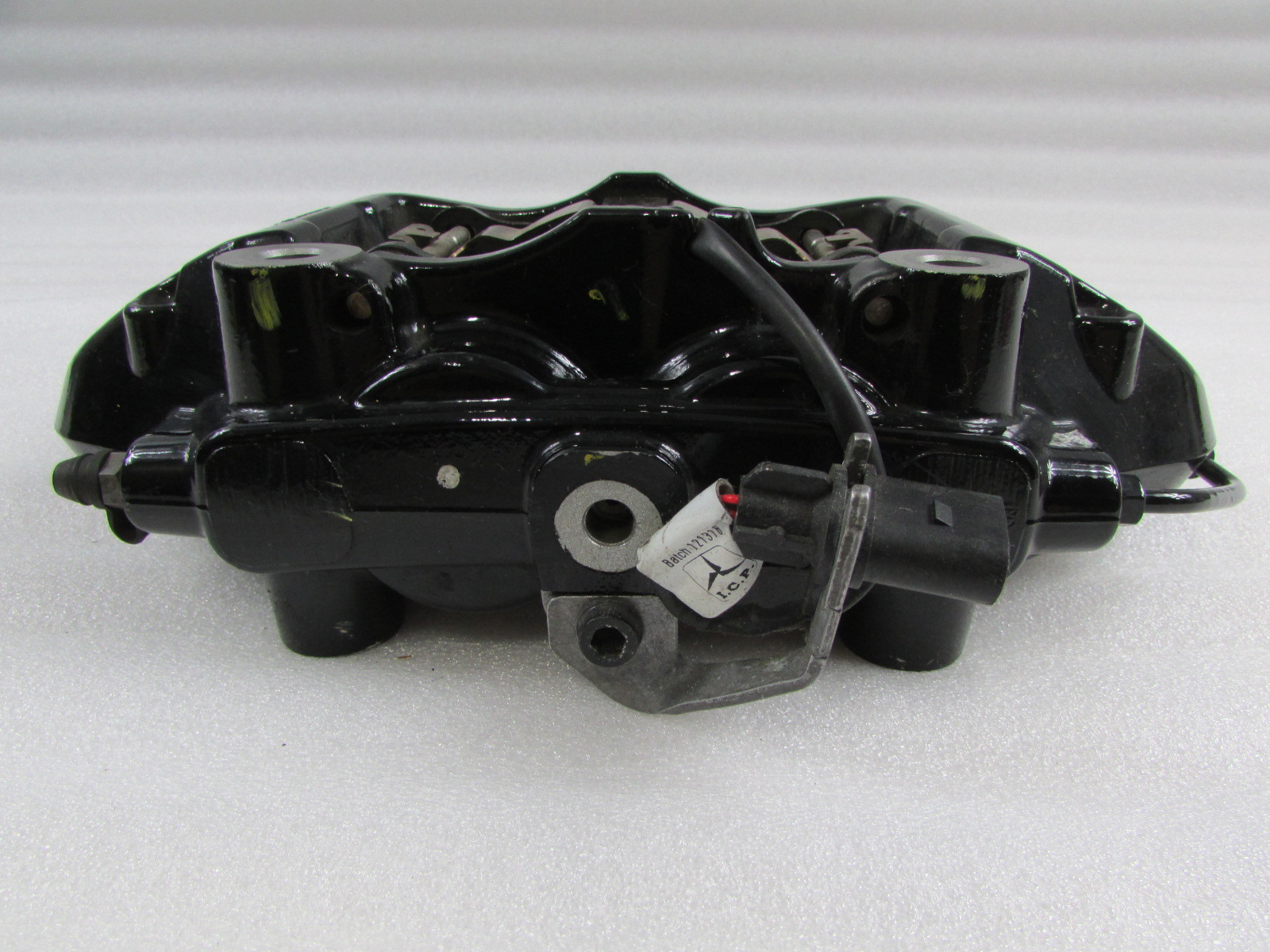 Lamborghini Aventador, Left Rear CCM Brake Caliper, Black, Used, P/N 470615405B