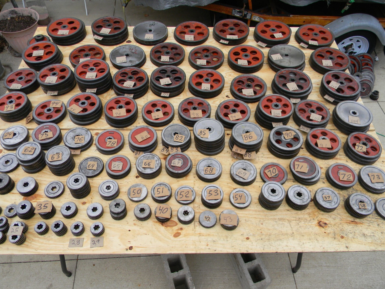 20 PA , 12 DP Spline Change Gear , Pick Your Own - U Pick - 70 - 119 Teeth