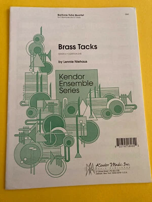 Pistes en laiton, Lennie Niehaus, quatuor baryton-tuba, grade 4 - Photo 1/2