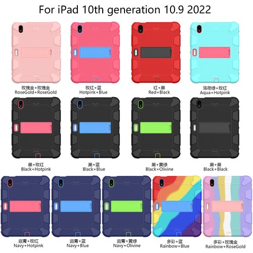 For iPad 10th Mini6 8th Air4 5 10.2 Pro 11 10.5 Shockproof Hard Stand Case Cover - Picture 4 of 90
