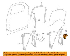 GM OEM 14-20 Escalade ESV puerta delantera herrajes de vidrio-motor de ventana 22921493