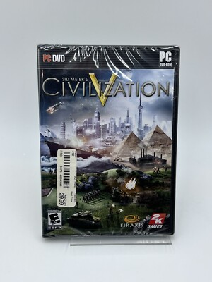 Sid Meier's: Civilization V (PC DVD-ROM, 2010) - NEW & SEALED!!
