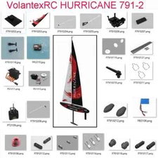 Volantexrc 791-2 Hurricane RC Boat Sailboat spare:rudder shaft  propeller servo