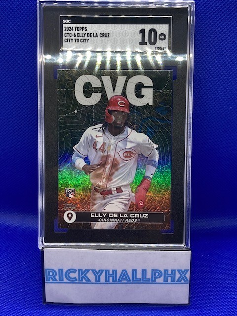 2024 Topps Series 2 Elly De La Cruz RC CTC-6 City To City SGC 10