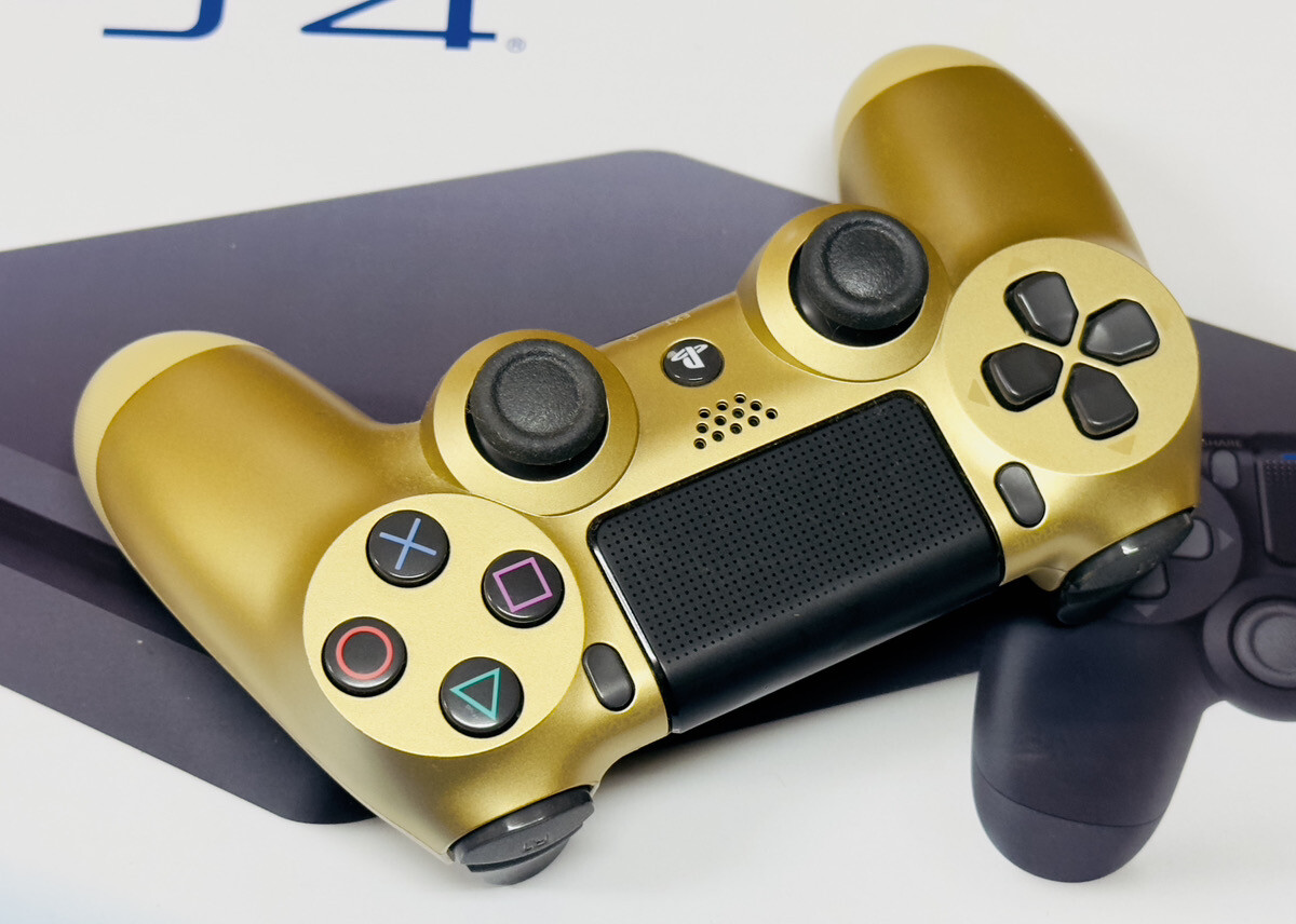 PS4 DUALSHOCK4 ゴールド Sony 4 PS4 Dualshock 4 DEATH STRANDING Yellow Wireless