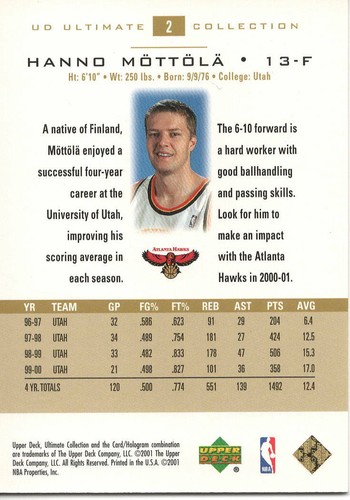 2000-01 ULTIMATE COLLECTION BASKETBALL #/750 - PICK FROM LIST -Complete Your Set - Picture 4 of 54