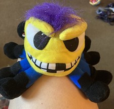 Vintage 1997 Meanies Series 1 Otis the Octopunk Plush Beanie New w/ Tag