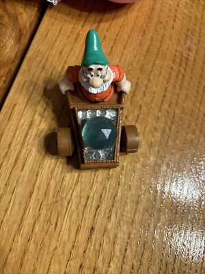 1992 Snow White 7 Dwarves Doc Mine Cart McDonald's Happy Meal Toy