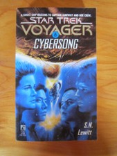 BOOK S/C STAR TREK VOYAGER  CYBERSONG   #8  1996   GREAT  ** MUST SEE *