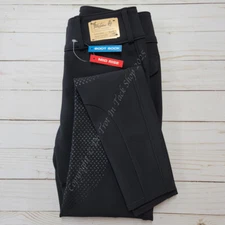Tailored Sportsman Mid Weight Technical Breeches Silicone Patch - Black