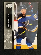 21-22 UD Series 2 Hockey French Variant Parallel 405 Jordan Kyrou