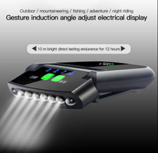 6 LED Clip-on Headlamp Rechargeable Sensor Cap Hat Lamp Headlight Torch Light