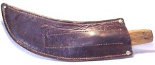 Early J. RUSSELL & CO. GREEN RIVER WORKS SKINNING KNIFE & Sheath