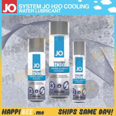 JO H2O Water Lubricant Couples Naturals Glide Slippery COOLING Sex Lube Gel