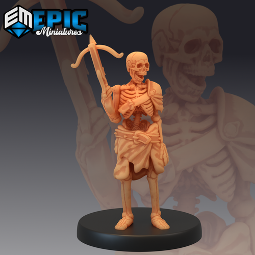 Skeleton Army, Dungeons and Dragons Miniatures, D&D, Epic Miniatures, Fantasy - Picture 7 of 17