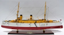 USS Olympia Protected Cruiser Handmade Wooden Ship Model 40" Scale 1:100