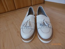 Damen Slipper Maripe. Weiß, Gr.40