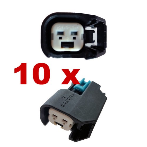 Connecteur injecteur BOSCH EV6 / EV14 BLACK (10 x FEMALE) automobile