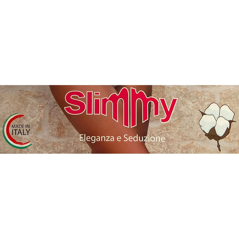 3 Slip donna vita media di puro COTONE 100% mutande midi MADE IN ITALY a costina - Foto 4 di 5