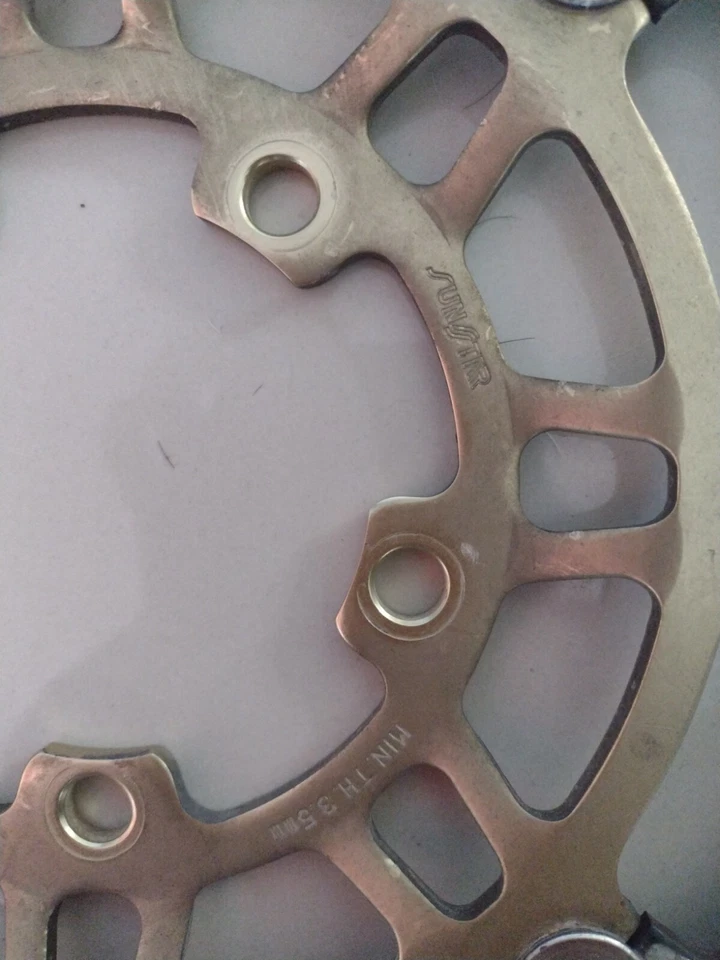 💥Disco de freno Triumph Street Triple Sunstar 3,5 mm 💥 Foto 3 de 4